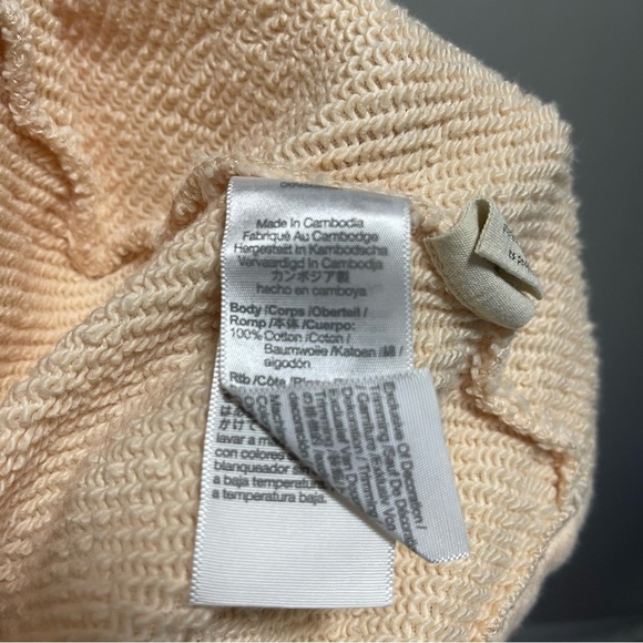 MWL-Madewell Airyterry Colorblock Crewneck Sweater Size 1x - Picture 8 of 8